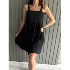 MİNİ KETEN ELBİSE