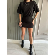 VATKALI MİNİ TİŞÖRT ELBİSE